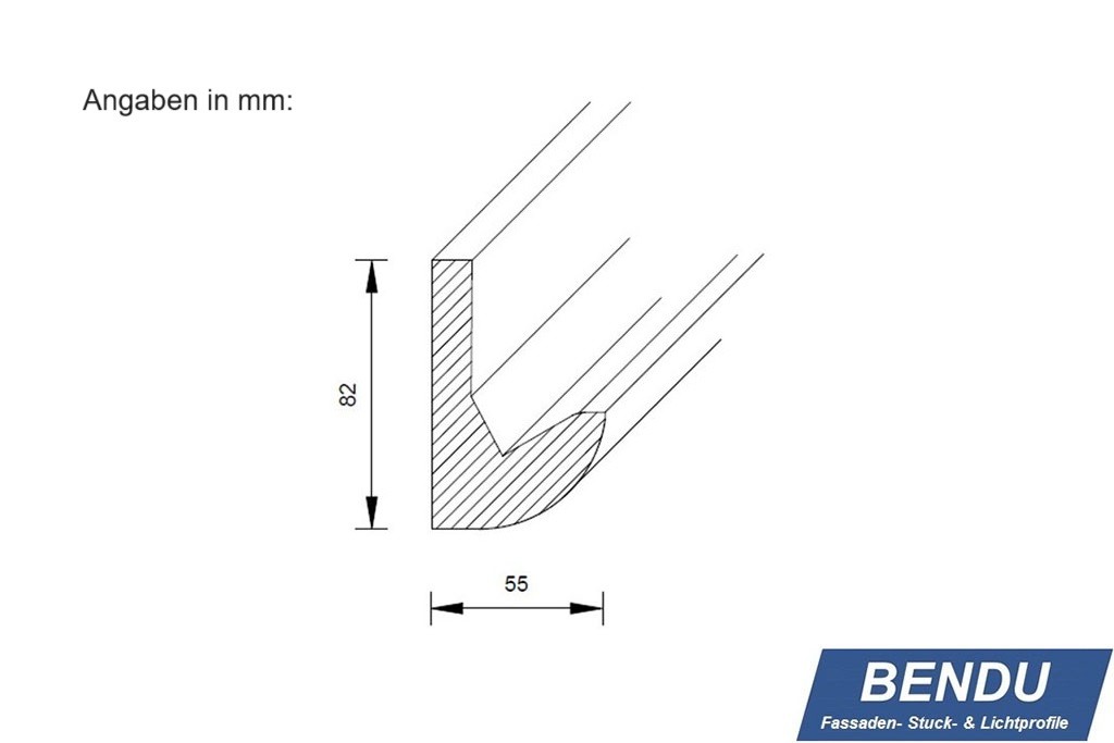 LED cornices for indirect lighting "WDKL-55A-PR"