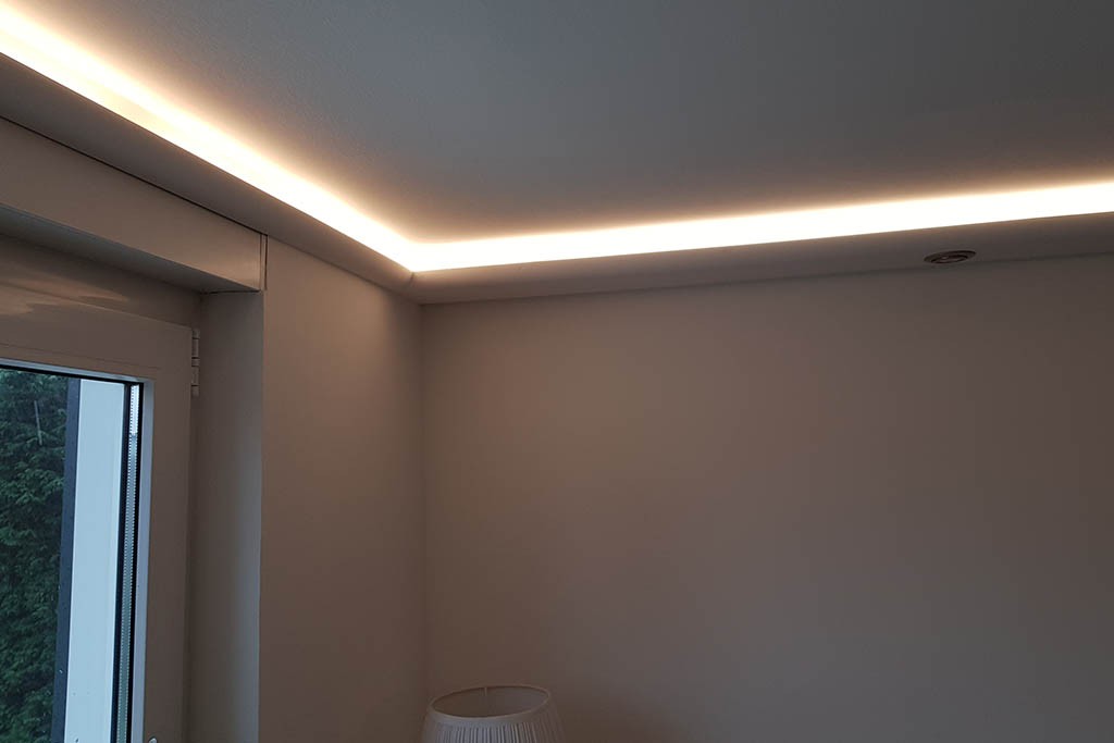 Beispiel 1 - BENDU - LED-Stuckleisten WDKL-55A-PR