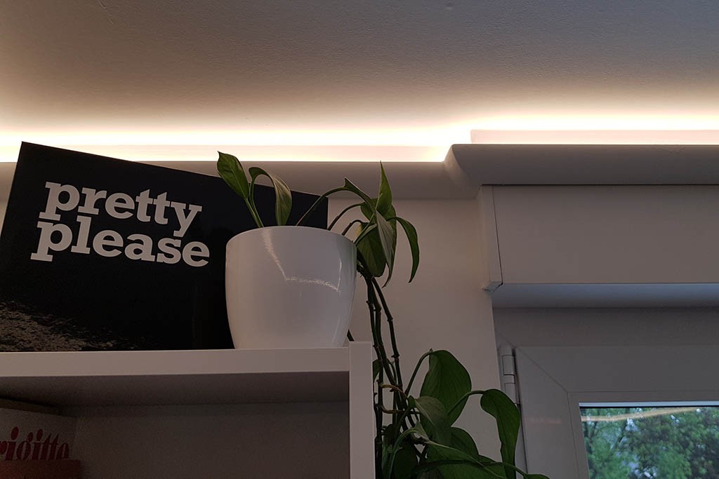 Beispiel 3 - BENDU - LED-Stuckleisten WDKL-55A-PR