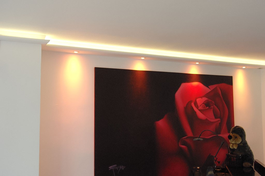 Beispiel 1 - BENDU LED-Stuckleiste WDKL-55A-ST