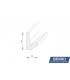 Maße BENDU LED-Stuckleiste WDML-200B-LED-PR