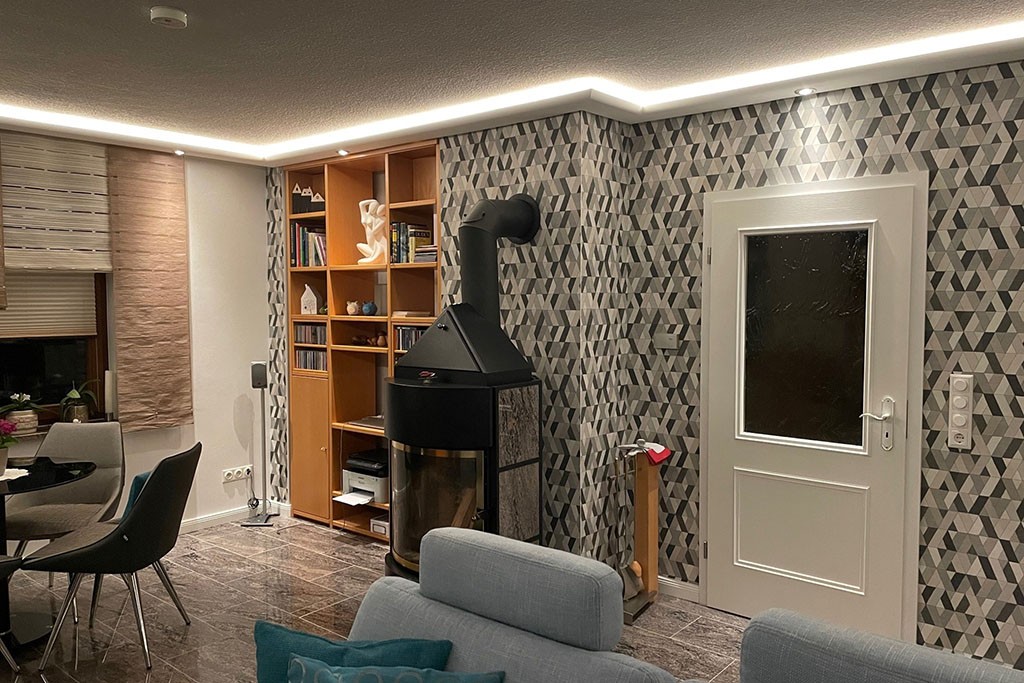 LED cornices for indirect ceiling lighting "WDKL-170A-ST"