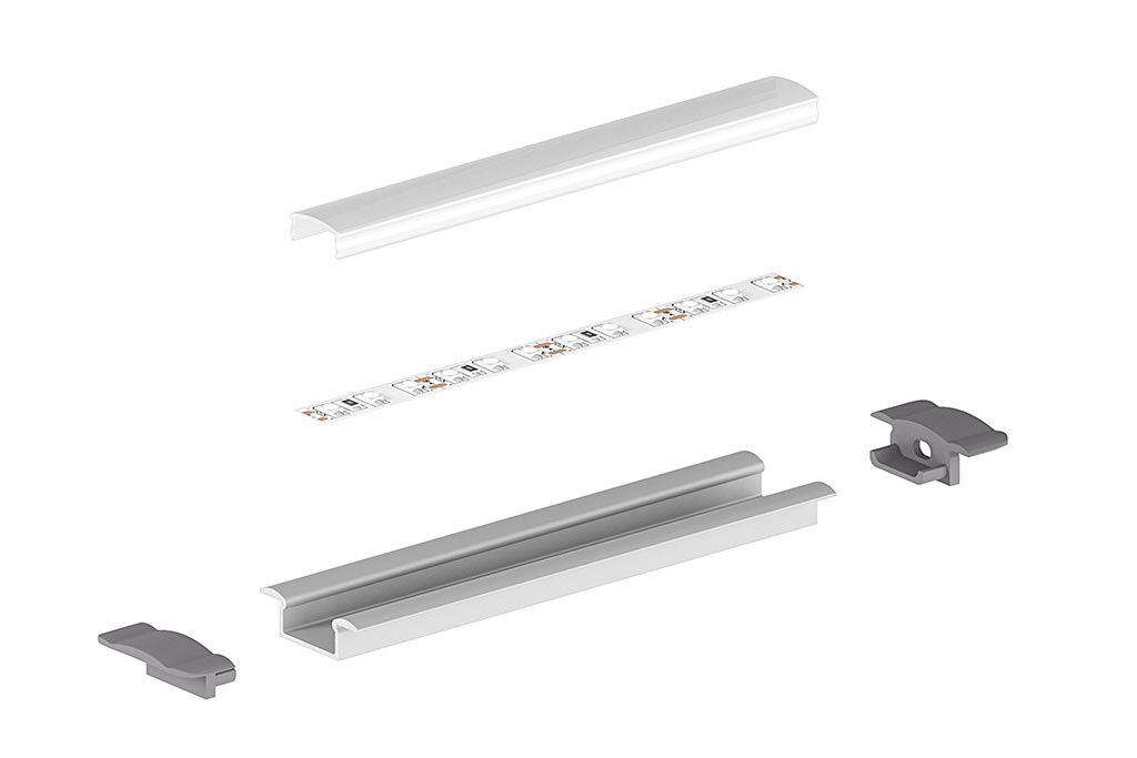 Schema LED-Einbauprofil EBP6-1-AL in Aluminium-eloxiert