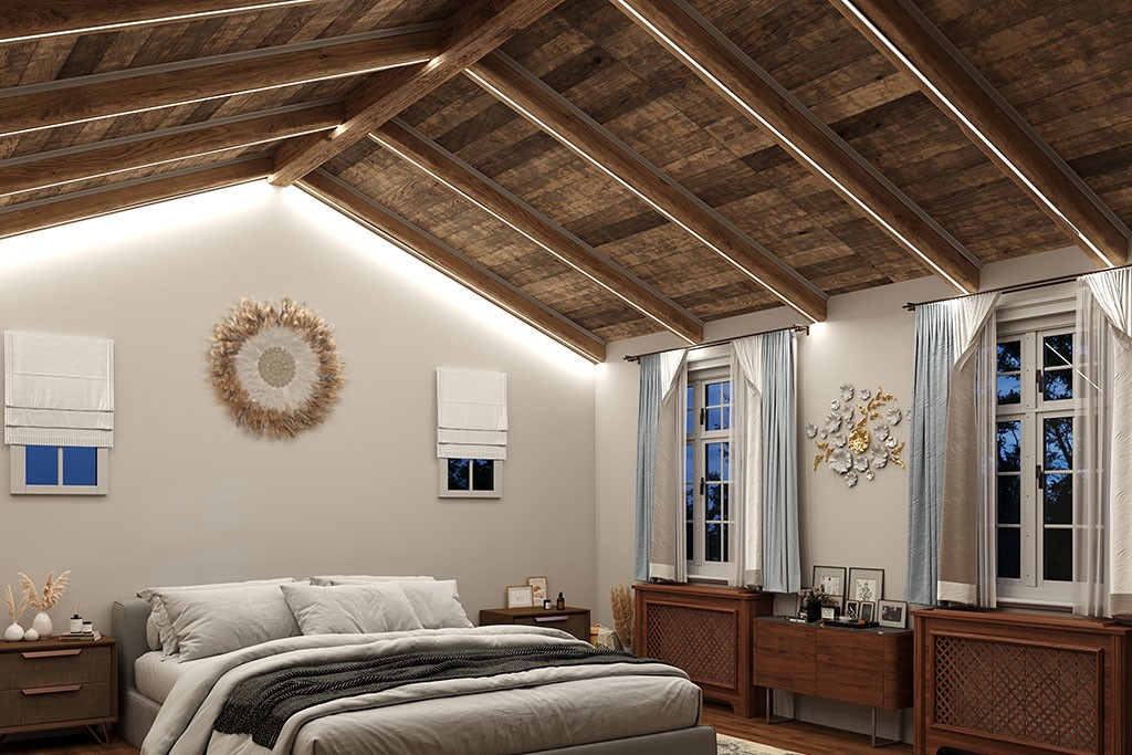 Beispiel 3 - LED-Einbauprofil EBP6-2-AL in Aluminium-eloxiert