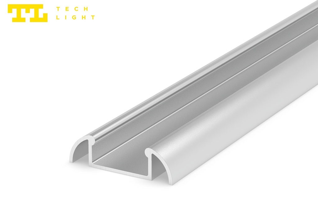 LED surface-mounted profile ABP2-1-AL in aluminum anodized