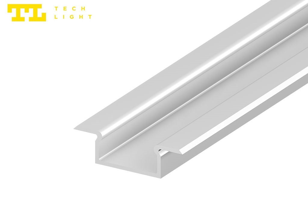 LED-Einbauprofil EBP6-2-AL in Aluminium-eloxiert