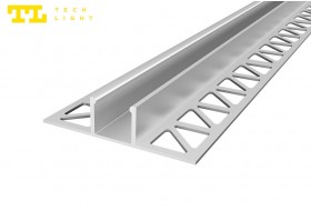 LED-Fliesen-Profil FLP17-2-AL in Aluminium-eloxiert