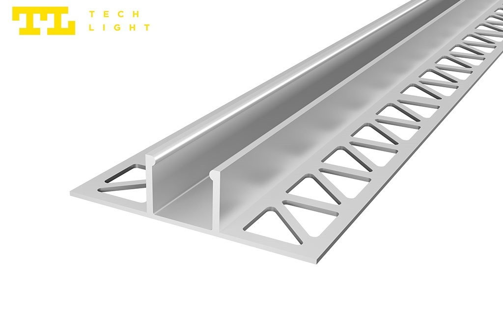 LED-Fliesen-Profil FLP17-2-AL in Aluminium-eloxiert