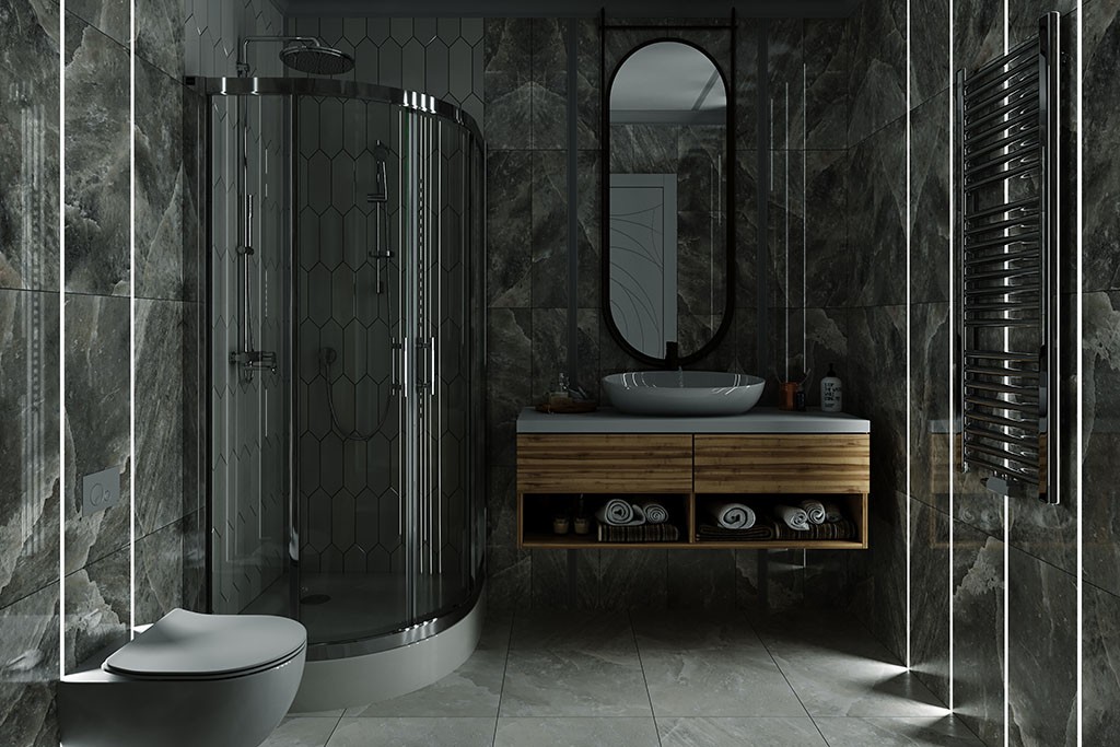 LED Tile Profile FLP17-2-AL in Anodized Aluminum