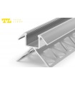 LED Tile Profile 90° External Corner FLP17-3-AL in Anodized Aluminum