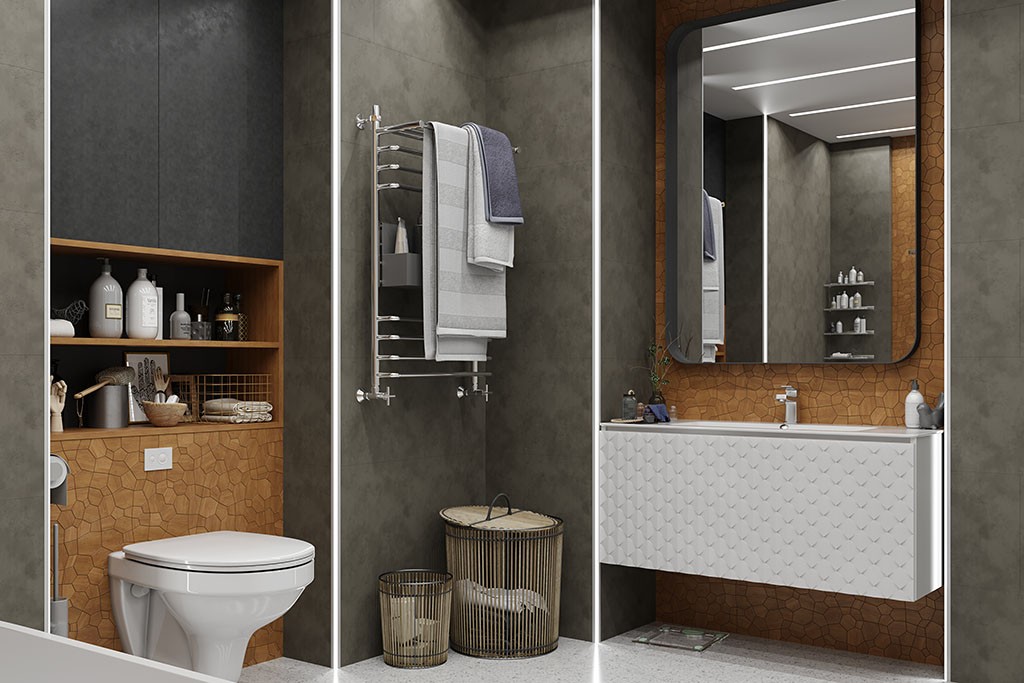 LED Tile Profile 90° External Corner FLP17-3-AL in Anodized Aluminum