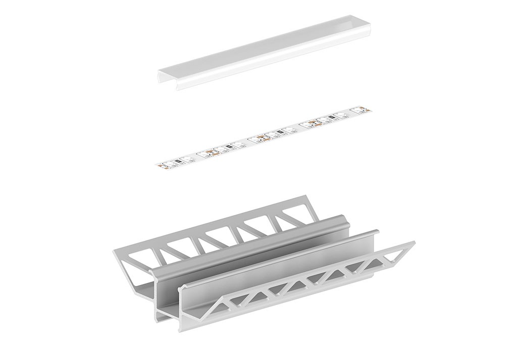 Schema LED-Fliesen-Profil FLP17-4-AL für 90° Innenecken in Aluminium-eloxiert