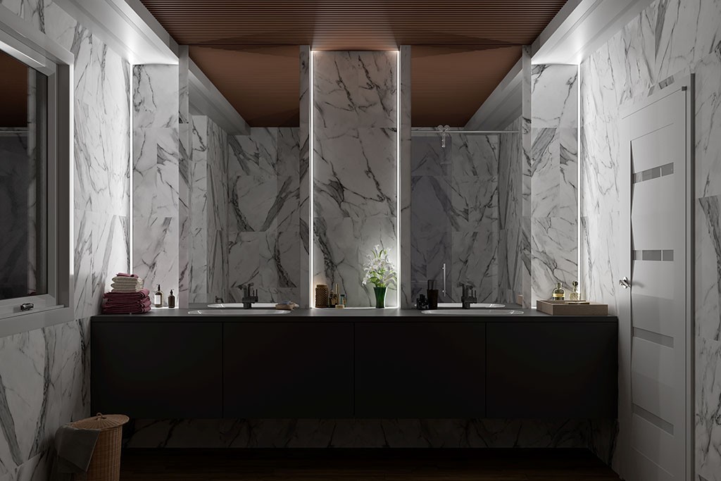 copy of LED Tile Profile 90° External Corner FLP17-3-AL in Anodized Aluminum