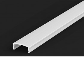 Cover for LED Aluminum Profiles ABD-C1-MIL | White / Milky
