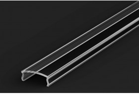 Abdeckung für LED-Aluprofile ABD-C1-TRA | klar / transparent