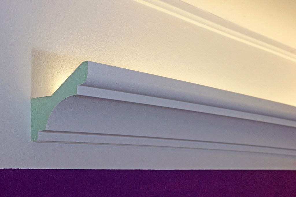 Stucco for indirect LED lighting - DBKL-82-PR