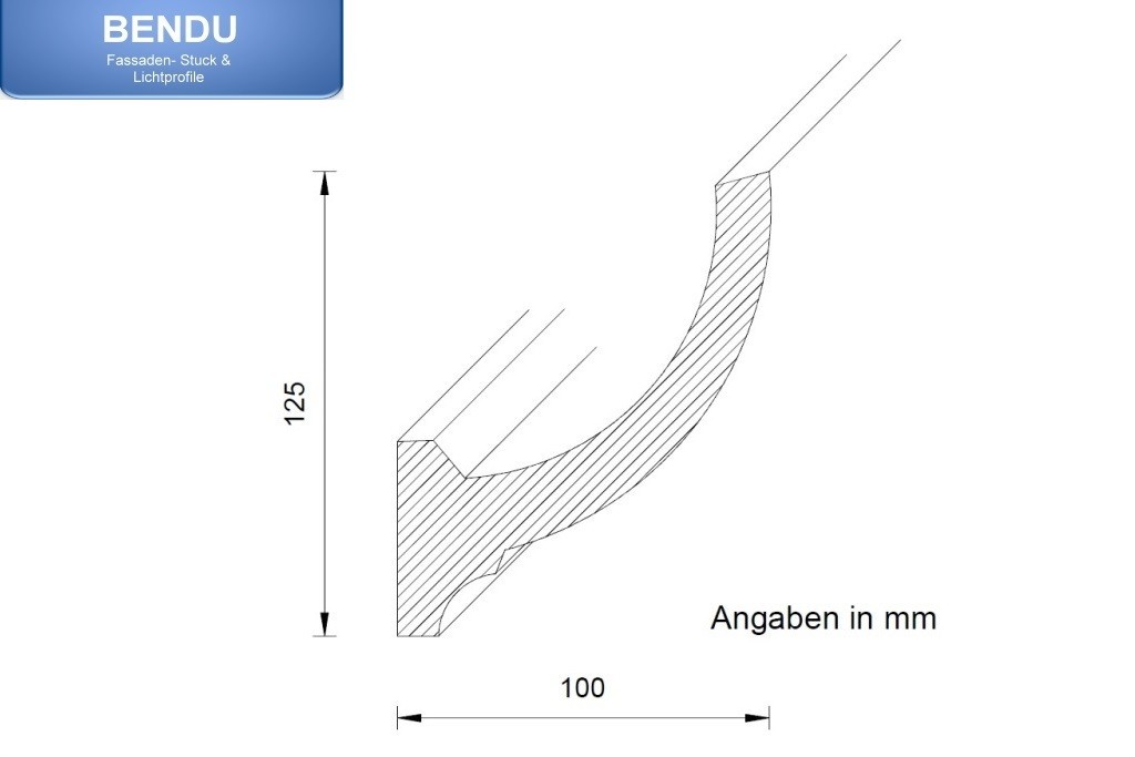 Stucco for indirect LED lighting - DBKL-100-ST