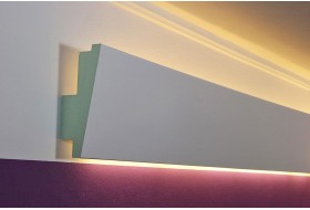 LED Stuckprofil für indirekte Wandbeleuchtung "WDML-65B-PR"