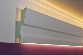 LED Stuckprofil für indirekte Wandbeleuchtung "WDML-65A-PR"
