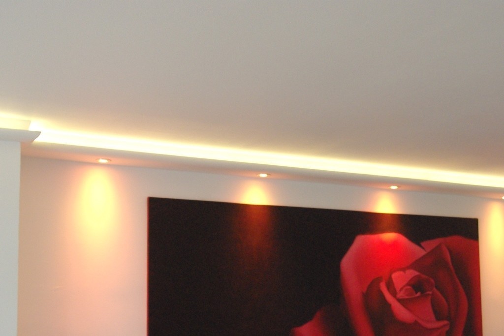 LED cornices for indirect wall and ceiling lighting "WDKL-200A-ST"