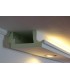 Modern geformte LED Stuckleisten "WDML-200C-PR" aus Hartschaum für direktes und indirektes Licht an Wand und Decke