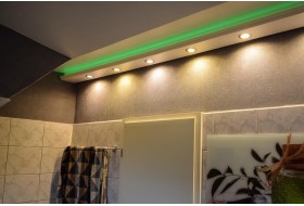 LED cornices for indirect wall and ceiling lighting "WDML-200C-ST"