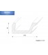 Lighting profile for installation of spotlights "BSKL-180A-PR"