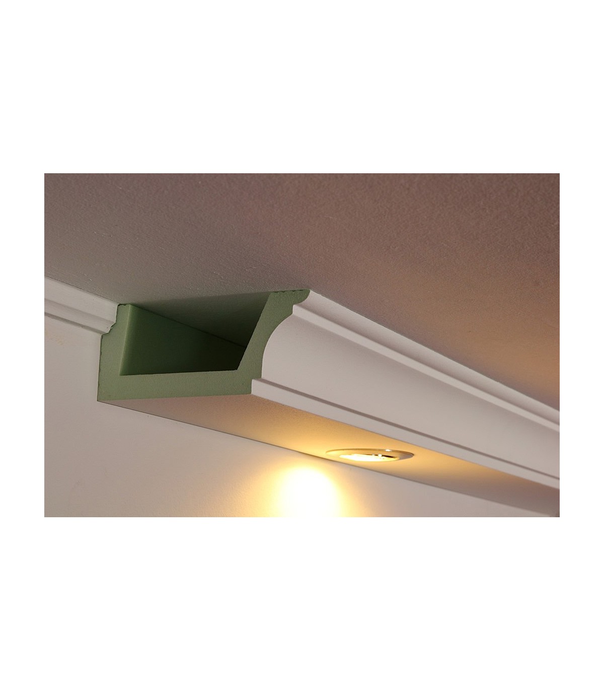 Deckenprofil BSKL-180A-PR für direkte LED Beleuchtung der Wand | BENDU