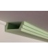 Deckenprofil BSML-180A-ST für die direkte Beleuchtung der Wand mit LED Strahlern aus Hartschaum