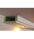 Deckenprofil BSML-180B-PR aus Hartschaum für die direkte Wandbeleuchtung mit LED Strahlern.
