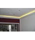 Beispiel 1 - Indirekte LED Beleuchtung der Decke mit den Lichtvouten "DBKL-100-PR" aus Hartschaum.
