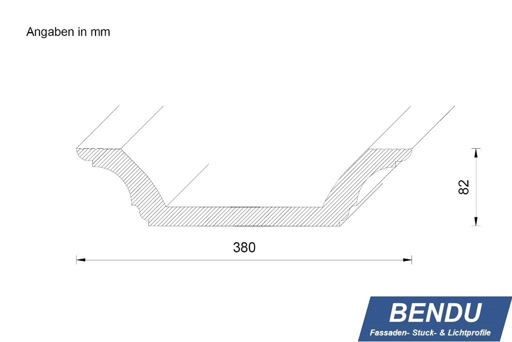 Lichtbalken zum Einbau von LED Spots "BSKL-380A-PR"