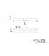RGB HEQ LED Band mit 14,4 Watt je Meter bei 24 Volt, IP66
