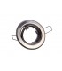 Pivoting spotlight frame for Ø 5 cm matt chromium