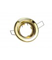 Runder Spotrahmen schwenkbar für GU10 Strahler - Messing / Gold
