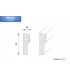 Pilaster strips for the façade "FAML-70-ST"