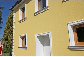 Beispiel 3 - Fensterumrahmungen "FAKL-120-ST" für die Einrahmung von Fenster und Türen an der Aussenfassade.