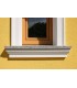Windowsill cornices for the exterior façade "SBKL-120-ST"