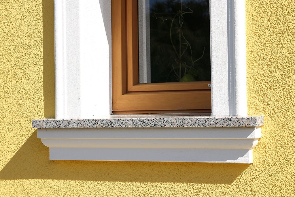 Windowsill cornices for the exterior façade "SBKL-120-ST"