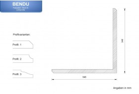 Quoins for the exterior façade "EBML-340340-PR"
