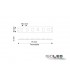 LED strip warm white with 4.8 watts per meter at 24 volt, IP66