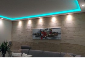 LED cornices for indirect wall and ceiling lighting "WDML-200B-ST"