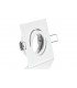 copy of Pivoting square spotlight frame for Ø 5 cm white