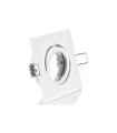 copy of Pivoting square spotlight frame for Ø 5 cm white
