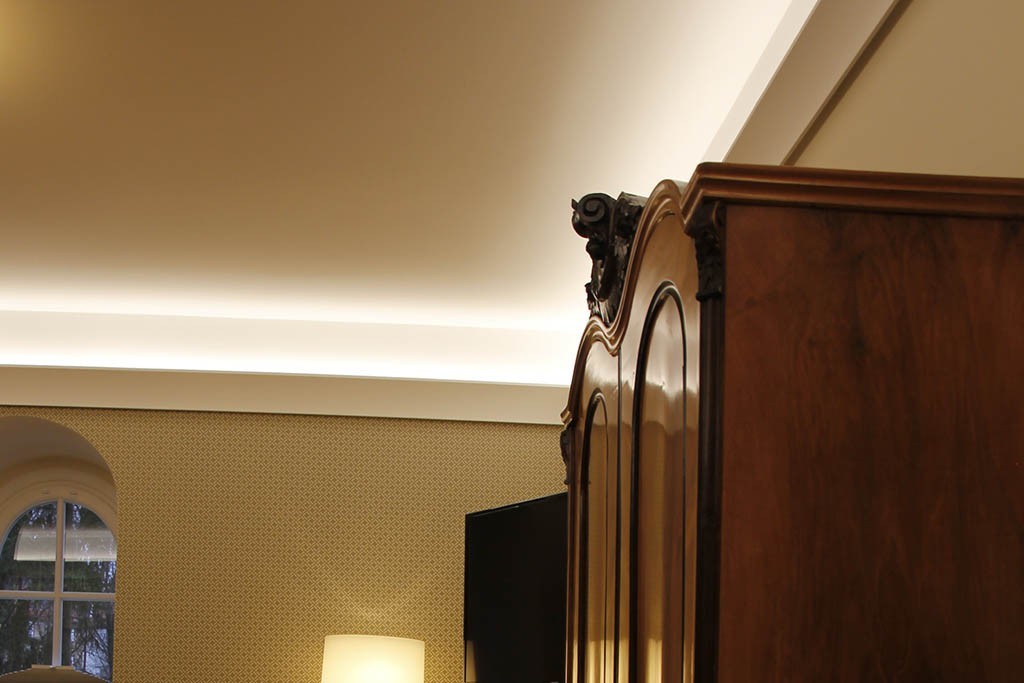 LED Stuckprofil für indirekte Wandbeleuchtung "WDKL-85B-PR"