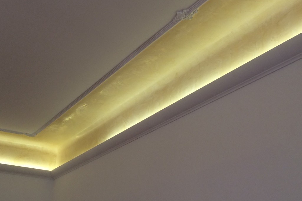 Stucco for indirect LED lighting - DBKL-75-ST