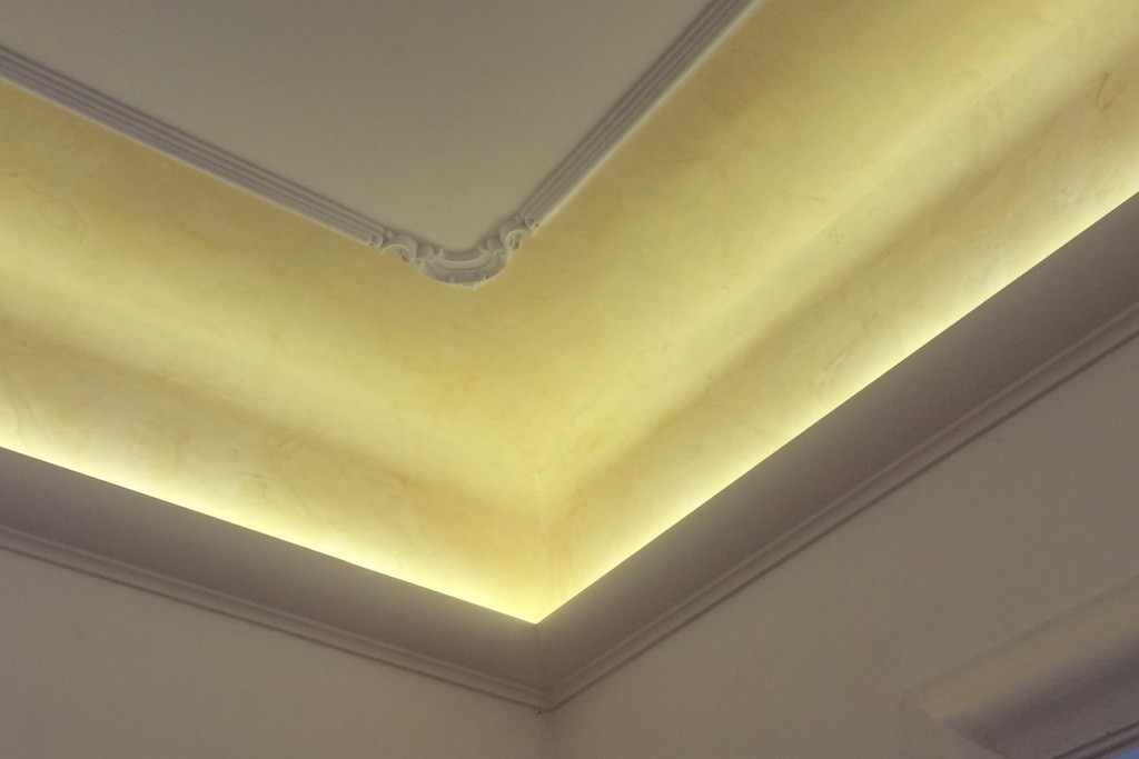 Stucco for indirect LED lighting - DBKL-75-ST