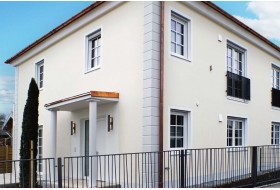 Anwendungsbeispiel 1: Bossenstein als modernes und stilvolles Dekorelement für die Ecken einer Fassade.
