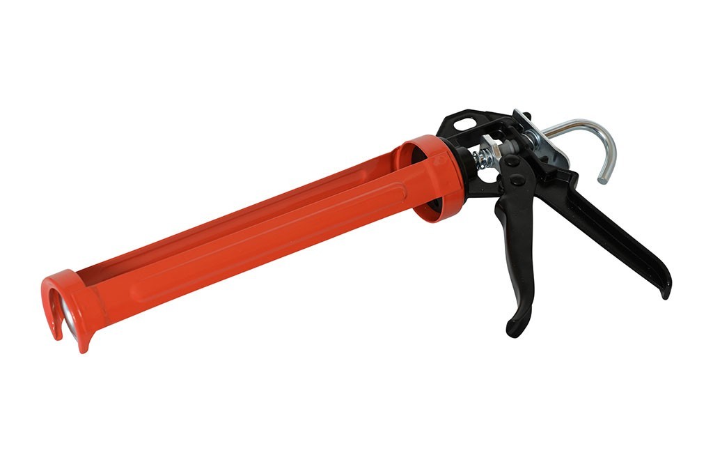 Cartridge gun for stucco adhesive