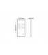 1-channel Sys-One push/remote dimmer 12-36 volts